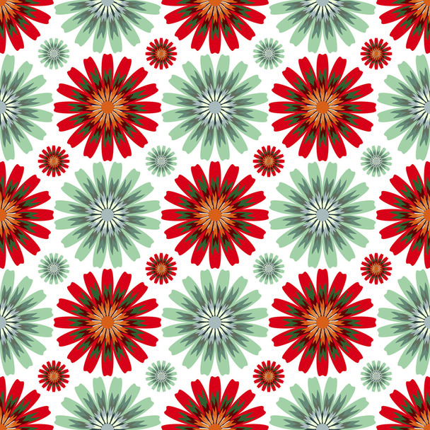 The pattern bright flowers - Vektor, kép