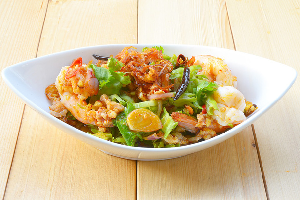 Vleugels Bean kruidige salade, Thais eten, mensen Thailand genaamd is Yum-Tua-Phuu - Foto, afbeelding