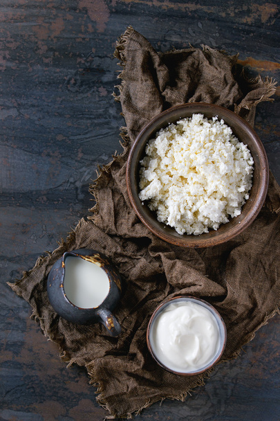 Cottage cheese with yogurt - Fotografie, Obrázek