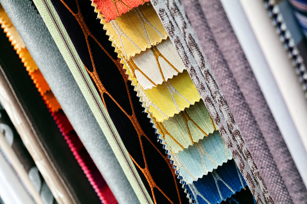 fabric samples for textil - 写真・画像