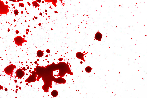 Bryzg czerwony krwi  - Zdjęcie, obraz