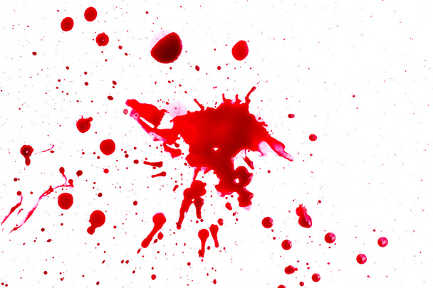 Красные брызги крови
  - Фото, изображение
