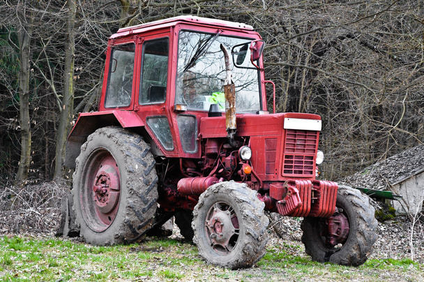 Tractor in the woods - Foto, Bild