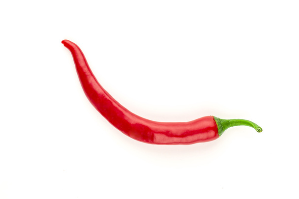 chilli pepř izolované na bílém pozadí - Fotografie, Obrázek