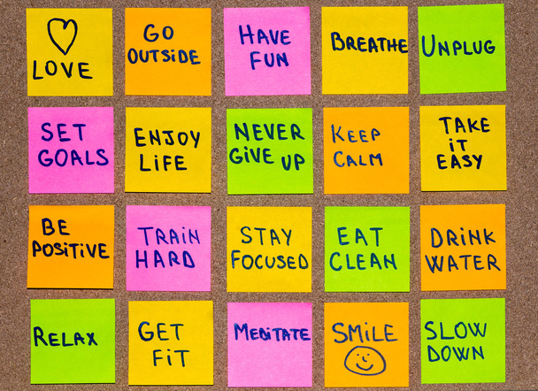 a sticky notes motivációs életmód - Fotó, kép