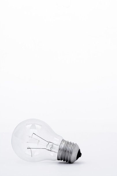 Light Bulb on white background - Фото, изображение