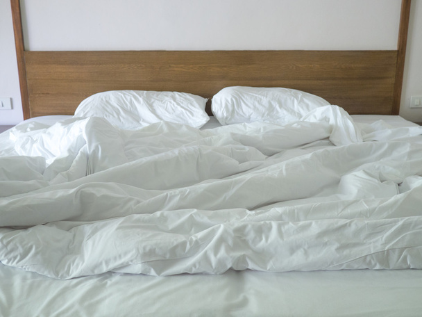 špinavá postel není uklizený  - Fotografie, Obrázek