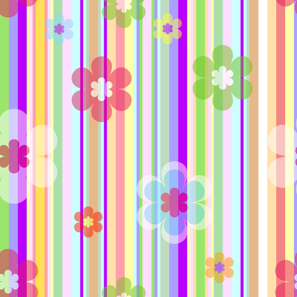 Pastel floral background - Vector, Image
