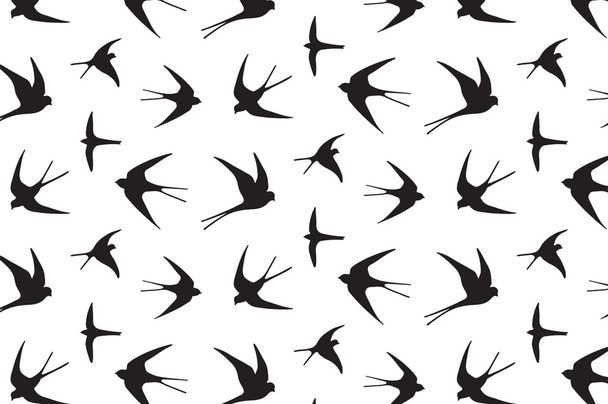 japanese swallow pattern - Вектор,изображение