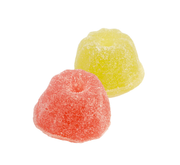 Jelly candies on white background - Photo, Image