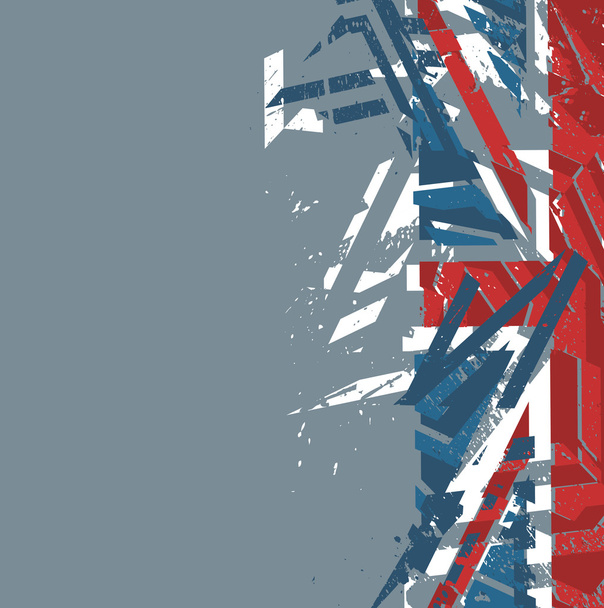 elements of the UK flag - Vektor, kép