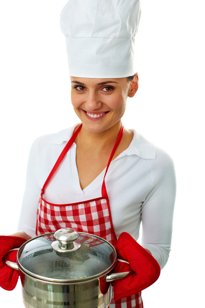 Female chef - Fotoğraf, Görsel