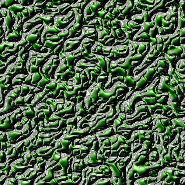 Texture small metallic bumps, green color. - Photo, Image