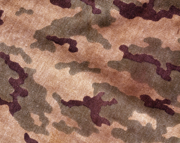 Abstracte oude camouflage doek textuur.  - Foto, afbeelding