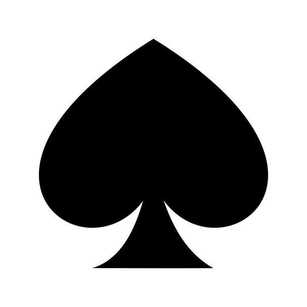 ace of spades isolated icon design - Vector, Image