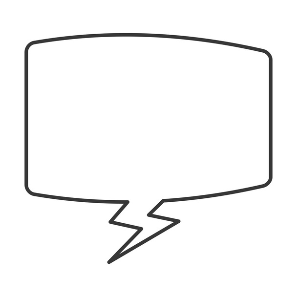иконка прямоугольного разговора
 - Вектор,изображение