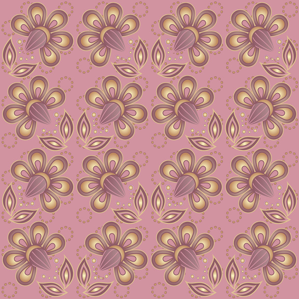 Floral background pink - Vector, afbeelding