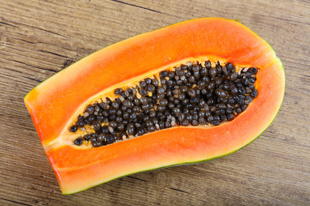Čerstvé zralé papaya řezu - Fotografie, Obrázek