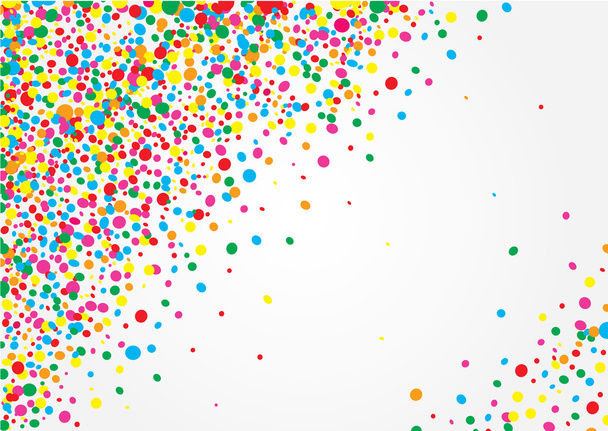 Chuva de confetes coloridos
 - Vetor, Imagem