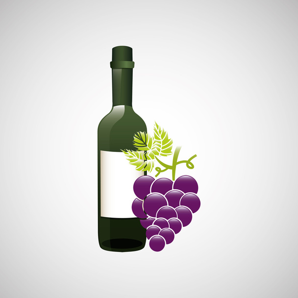 вино виноград дизайн
 - Вектор, зображення