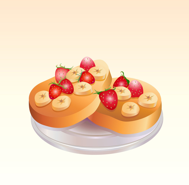 fruit pie - Vecteur, image