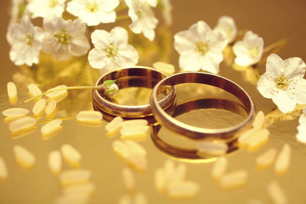 結婚指輪の写真 - 写真・画像