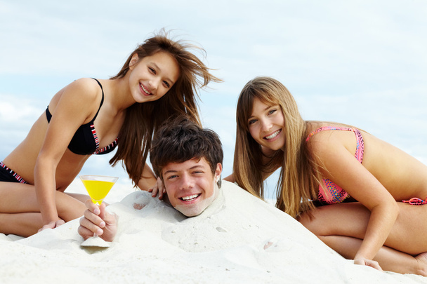 Party on sand - Photo, Image