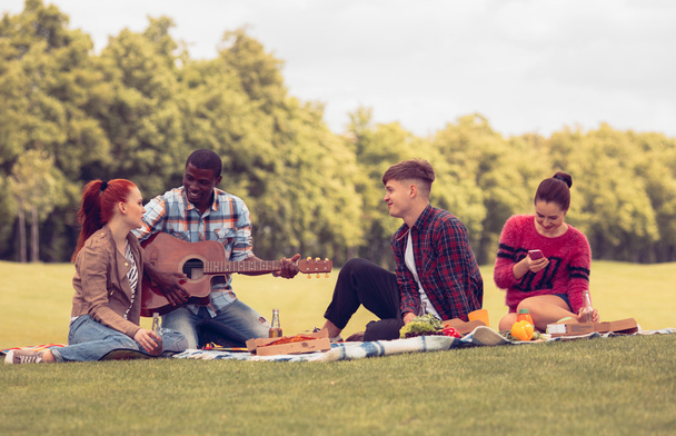 Best friends on picnic - Foto, afbeelding