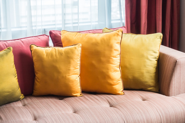 Pillow on sofa decoration  - Foto, Bild