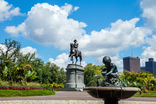 Kamu bahçe Boston George Washington Anıtı - Fotoğraf, Görsel