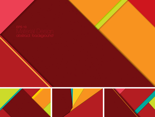 Material design abstract background - Vetor, Imagem