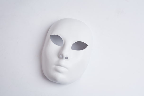 White venetian mask  - Foto, imagen