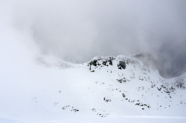 talvi panoraama vuorten
 - Valokuva, kuva