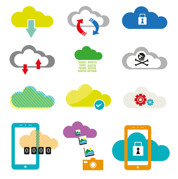 Cloud Computing collection  - Vector, Image