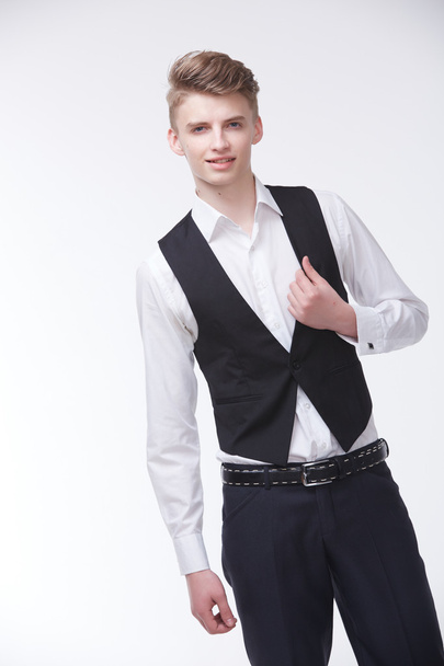 Young confident businessman  - Fotó, kép