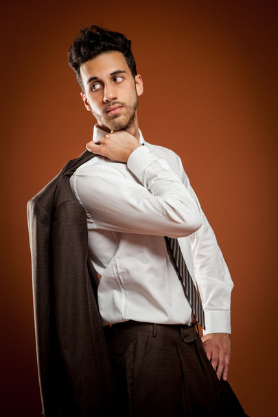 Businessman with jackt over his shoulders - Fotó, kép