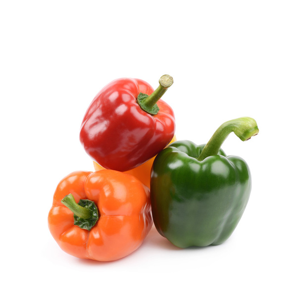 Pile of peppers isolated - Foto, Bild