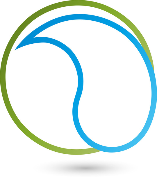 Tropfen, Kreis, Logo, Wasser - Vektor, obrázek
