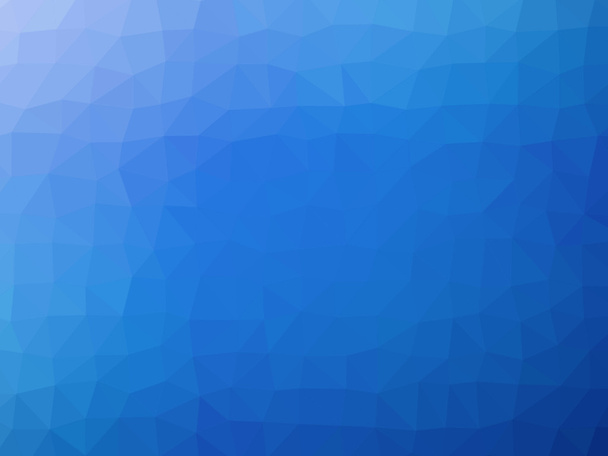 Turquoise blue gradient polygon shaped background - Photo, Image
