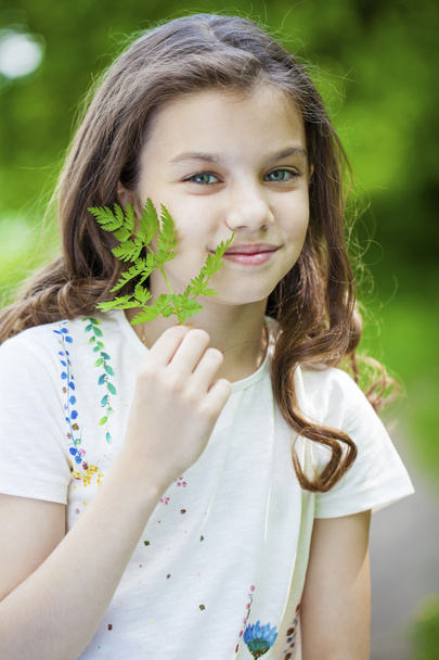 Portrait of a beautiful young little girl  - Zdjęcie, obraz
