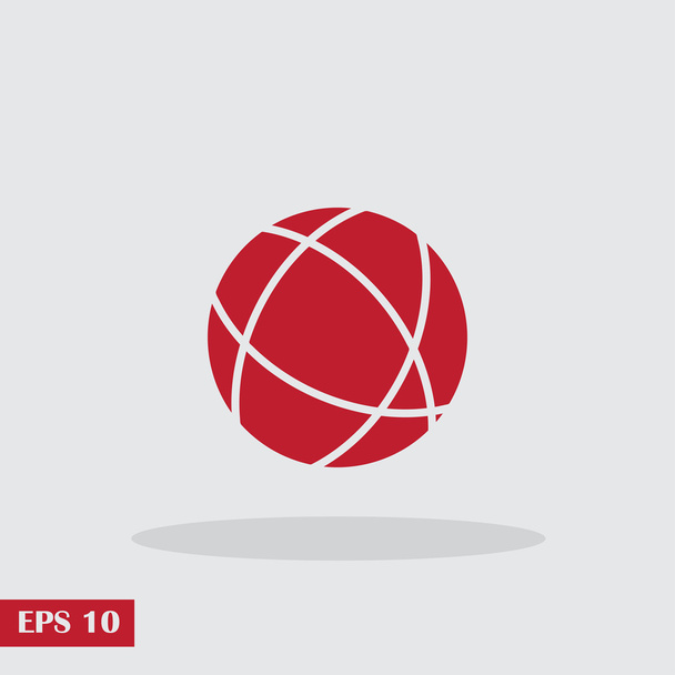 globe icon. Flat design style - Vector, Image