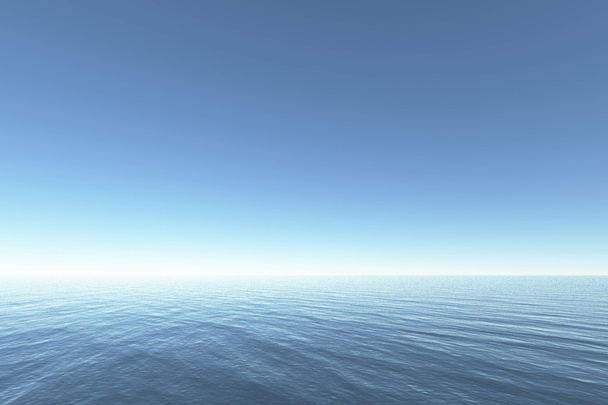 endloses Meer oder blauer Ozean Illustration - Foto, Bild