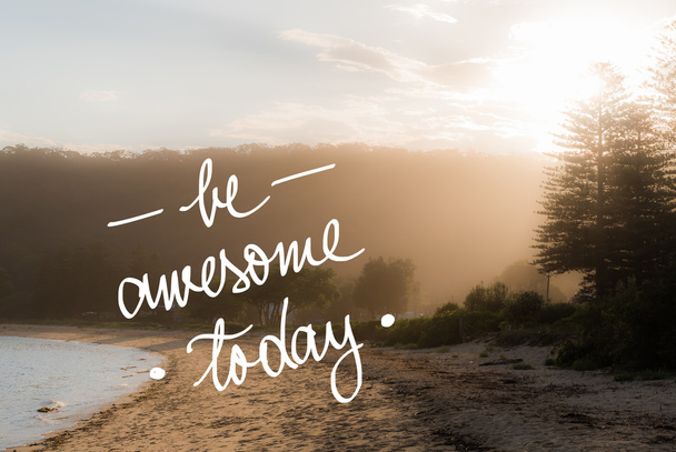 Be Awesome Today message - Photo, Image