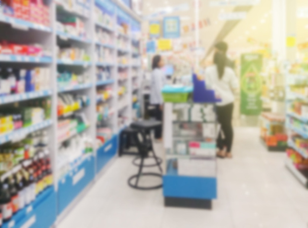 Blurred pharmacy store - Photo, Image