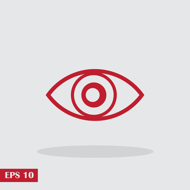 eye icon, vector illustration. Flat design style. - Vector, Image