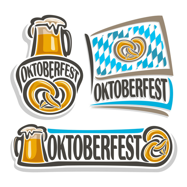 Wektor logo Oktoberfest - Wektor, obraz
