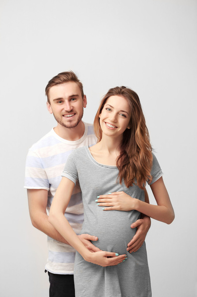 Happy family expecting baby  - Фото, зображення
