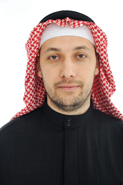 Man wearing arabic middle eastern traditional clothes - Zdjęcie, obraz