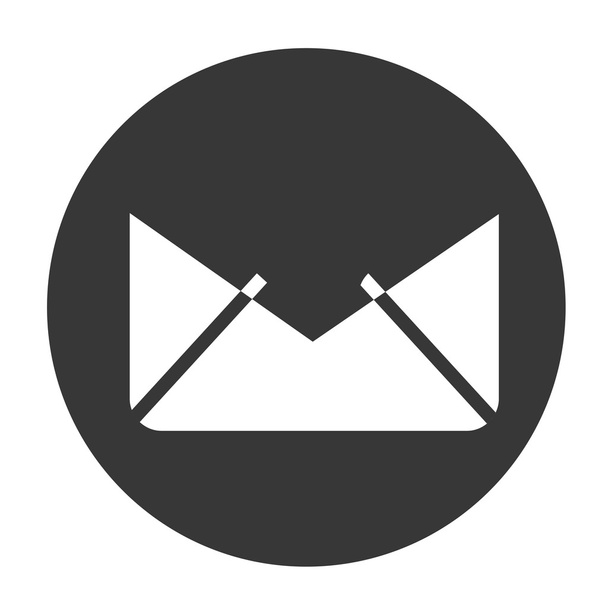 mail object icon - Vector, Image