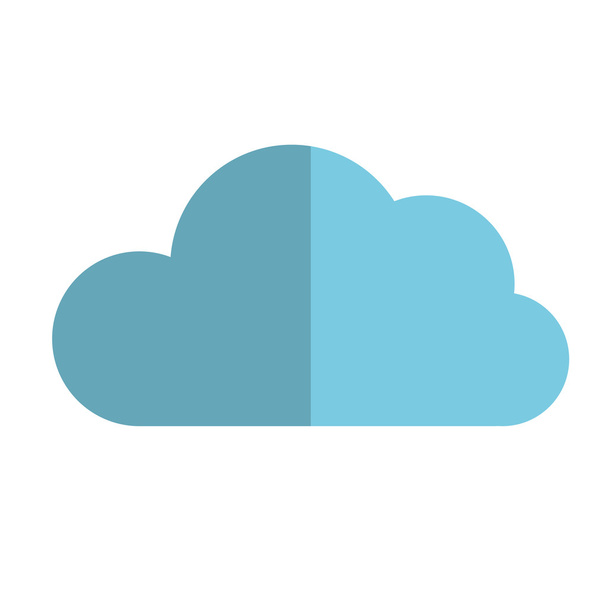 Ikona dat cloud - Vektor, obrázek